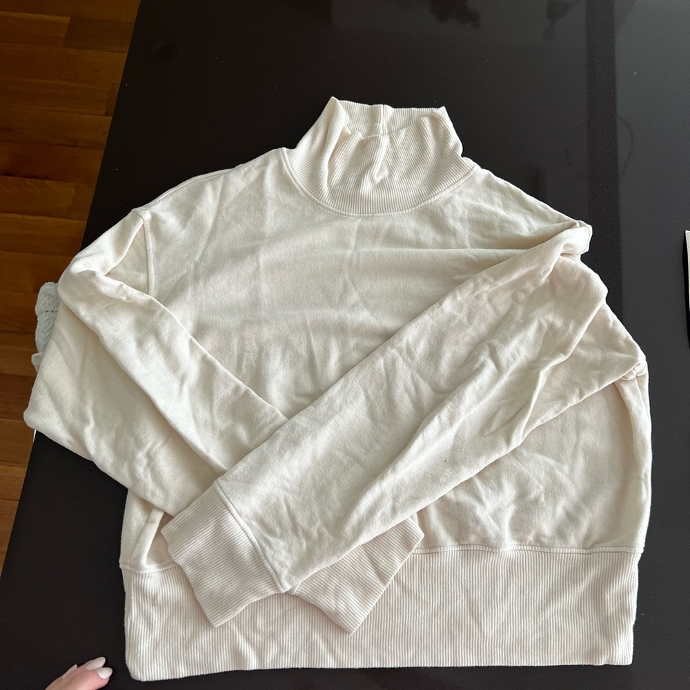 Monroe lounge mock neck pullover sweater